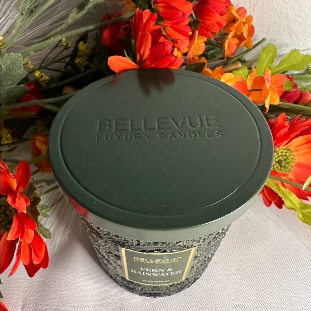 Bellevue Double Wick 12 oz
Luxury Candle ~ FERN AND
RAINWATER ~ New! - Picture 4 of 9